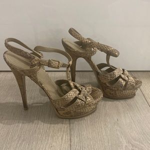 YSL pumps Genuine Python skin size 37,5
